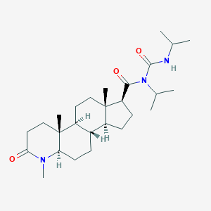 molecular formula C27H45N3O3 B162533 Turosteride CAS No. 137099-09-3