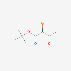 molecular formula C8H13BrO3 B1625339 tert-butyl 2-bromo-3-oxobutanoate CAS No. 36082-04-9