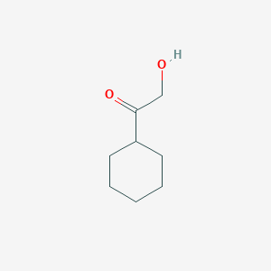 molecular formula C8H14O2 B1625342 1-Cyclohexyl-2-hydroxyethanone CAS No. 6004-53-1