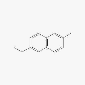 molecular formula C13H14 B1625345 2-Ethyl-6-methylnaphthalene CAS No. 7372-86-3