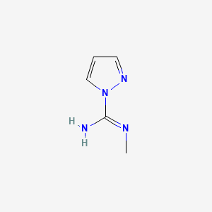 molecular formula C5H8N4 B1625346 1H-Pyrazole-1-carboximidamide, N-methyl- CAS No. 194852-88-5