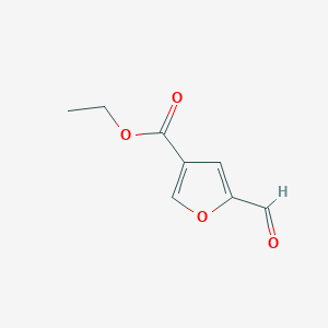 molecular formula C8H8O4 B1625348 Ethyl 5-formylfuran-3-carboxylate CAS No. 32365-53-0