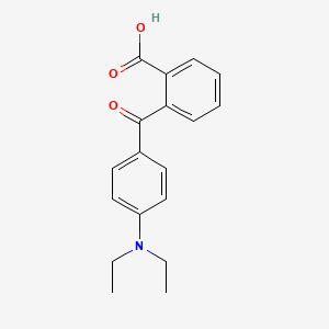 molecular formula C18H19NO3 B1625355 Benzoic acid, 2-[4-(diethylamino)benzoyl]- CAS No. 21528-38-1