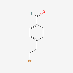 molecular formula C9H9BrO B1625359 4-(2-Bromoethyl)benzaldehyde CAS No. 7617-70-1