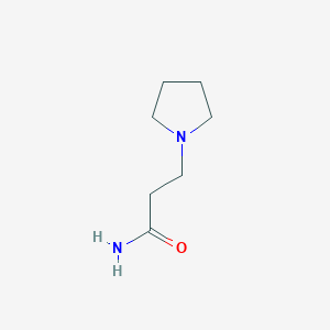 molecular formula C7H14N2O B1625361 3-(Pyrrolidin-1-yl)propanamide CAS No. 24438-88-8