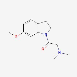 molecular formula C13H18N2O2 B1625369 2-(Dimethylamino)-1-(6-methoxyindolin-1-yl)ethanone CAS No. 793672-18-1