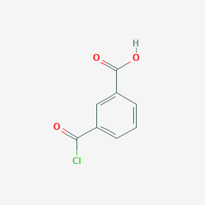molecular formula C8H5ClO3 B1625370 3-(Carbonochloridoyl)benzoic acid CAS No. 32276-56-5