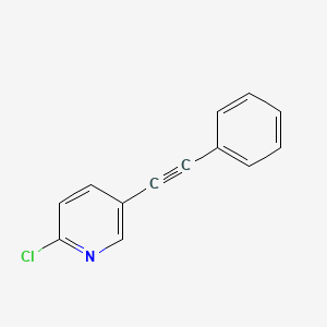 molecular formula C13H8ClN B1625372 2-chloro-5-(phenylethynyl)Pyridine CAS No. 87148-60-5