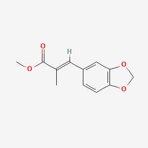 molecular formula C12H12O4 B1625382 Methyl alpha-methyl-3,4-(methylenedioxy)cinnamate CAS No. 7605-45-0
