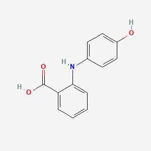 molecular formula C13H11NO3 B1625399 2-((4-Hydroxyphenyl)amino)benzoic acid CAS No. 98156-55-9
