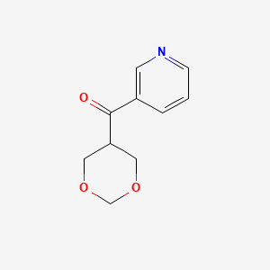 molecular formula C10H11NO3 B1625414 1,3-Dioxan-5-yl 3-pyridyl ketone CAS No. 85727-04-4