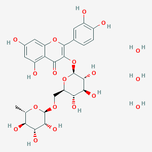 molecular formula C27H36O19 B162542 Rutin trihydrate CAS No. 250249-75-3