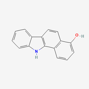 molecular formula C16H11NO B1625427 11H-Benzo[a]carbazol-4-ol CAS No. 23682-01-1