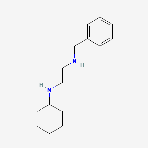 molecular formula C15H24N2 B1625433 N-(2-(Benzylamino)ethyl)cyclohexanamine CAS No. 62731-05-9