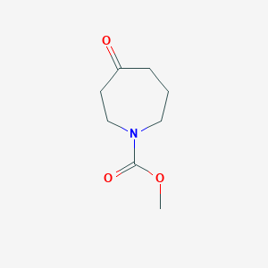 molecular formula C8H13NO3 B1625439 methyl 4-oxoazepane-1-carboxylate CAS No. 61995-24-2