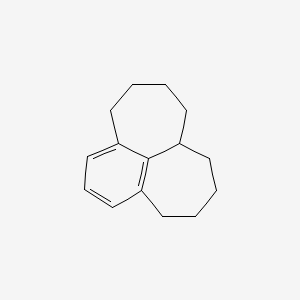 molecular formula C15H20 B1625445 5,6,7,7a,8,9,10,11-Octahydro-4H-benzo[ef]heptalene CAS No. 65875-05-0