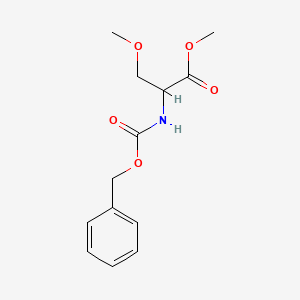 molecular formula C13H17NO5 B1625447 Methyl 2-(((benzyloxy)carbonyl)amino)-3-methoxypropanoate CAS No. 64356-79-2