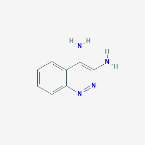 molecular formula C8H8N4 B1625448 Cinnoline-3,4-diamine CAS No. 64803-94-7