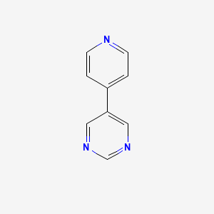 molecular formula C9H7N3 B1625452 5-(Pyridin-4-yl)pyrimidine CAS No. 64858-30-6