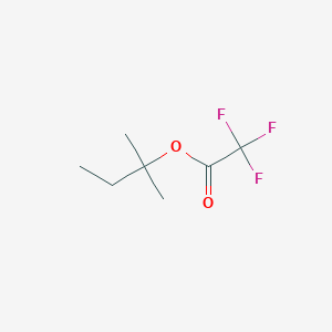B1625456 Acetic acid, trifluoro-, 1,1-dimethylpropyl ester CAS No. 461-73-4