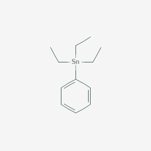 molecular formula C12H20Sn B1625458 Triethyl(phenyl)stannane CAS No. 878-51-3