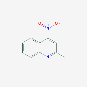 molecular formula C10H8N2O2 B1625460 2-甲基-4-硝基喹啉 CAS No. 28673-36-1