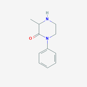 molecular formula C11H14N2O B1625461 3-Methyl-1-phenylpiperazin-2-one CAS No. 72615-77-1
