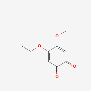 molecular formula C10H12O4 B1625463 4,5-Diethoxycyclohexa-3,5-diene-1,2-dione CAS No. 21086-66-8