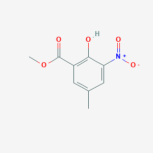 molecular formula C9H9NO5 B1625468 2-羟基-5-甲基-3-硝基苯甲酸甲酯 CAS No. 67191-44-0