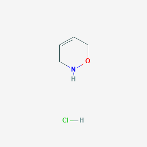 molecular formula C4H8ClNO B1625471 3,6-Dihydro-2H-1,2-oxazine hydrochloride CAS No. 872-41-3