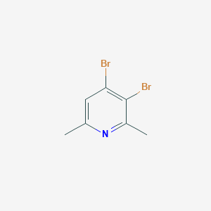 molecular formula C7H7Br2N B1625474 3,4-Dibromo-2,6-dimethylpyridine CAS No. 76591-69-0