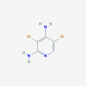 molecular formula C5H5Br2N3 B1625478 3,5-Dibromopyridine-2,4-diamine CAS No. 72921-93-8