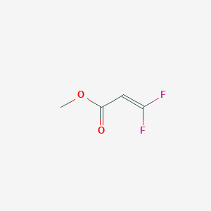 molecular formula C4H4F2O2 B1625482 3,3-二氟丙烯酸甲酯 CAS No. 406-05-3