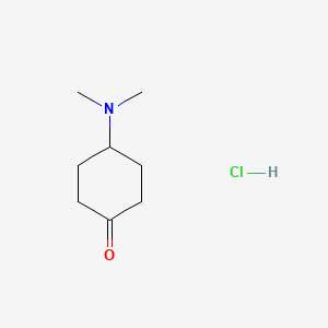 molecular formula C8H16ClNO B1625488 4-(Dimethylamino)cyclohexanone hydrochloride CAS No. 40594-28-3