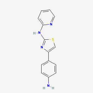 N-[4-(4-Aminophenyl)-2-thiazolyl]-2-pyridinamine