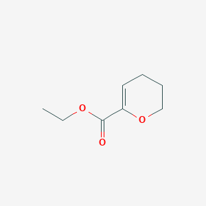 molecular formula C8H12O3 B1625496 Ethyl 3,4-dihydro-2H-pyran-6-carboxylate CAS No. 83505-61-7