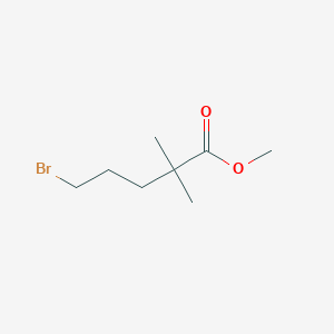 molecular formula C8H15BrO2 B1625509 Methyl 5-bromo-2,2-dimethylpentanoate CAS No. 79520-52-8