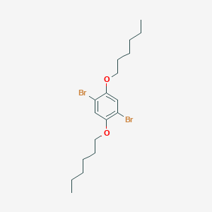molecular formula C18H28Br2O2 B162551 1,4-Dibromo-2,5-bis(hexyloxy)benzene CAS No. 128424-36-2