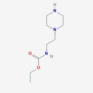 molecular formula C9H19N3O2 B1625511 Ethyl 2-(piperazin-1-yl)ethylcarbamate CAS No. 85608-09-9