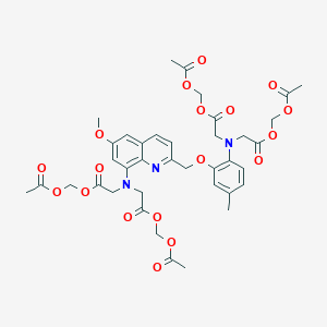 molecular formula C38H43N3O18 B162552 Quin2-acetoxymethyl ester CAS No. 83104-85-2