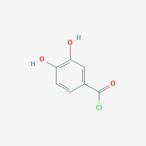 molecular formula C7H5ClO3 B1625525 3,4-Dihydroxybenzoyl chloride CAS No. 83759-00-6