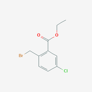 molecular formula C10H10BrClO2 B1625526 Ethyl 2-(bromomethyl)-5-chlorobenzoate CAS No. 56427-55-5