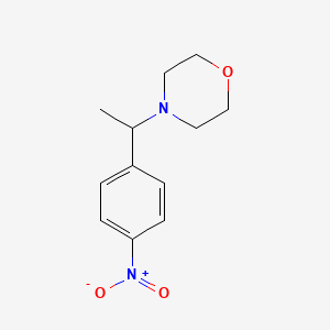 molecular formula C12H16N2O3 B1625532 4-(1-(4-Nitrophenyl)ethyl)morpholine CAS No. 96921-35-6