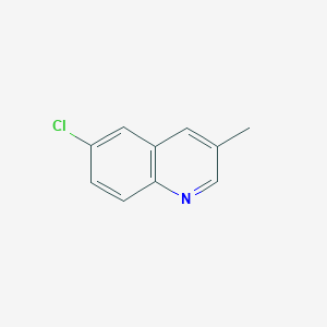 molecular formula C10H8ClN B1625541 6-氯-3-甲基喹啉 CAS No. 97041-62-8