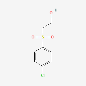 molecular formula C8H9ClO3S B1625544 2-(4-氯苯基)磺酰乙醇 CAS No. 35847-95-1