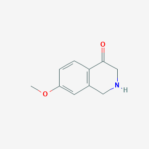 molecular formula C10H11NO2 B1625545 7-Methoxy-2,3-dihydroisoquinolin-4(1H)-one CAS No. 67902-64-1