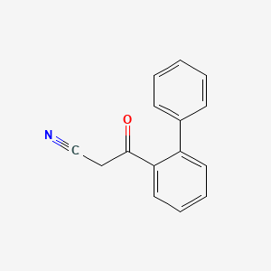 molecular formula C15H11NO B1625552 2-Phenylbenzoylacetonitrile CAS No. 270084-29-2