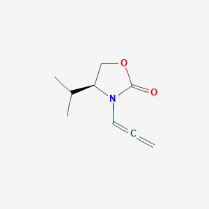 B1625560 (4S)-4-(1-methylethyl)-3-(1,2-propadienyl)-2-Oxazolidinone CAS No. 678188-97-1