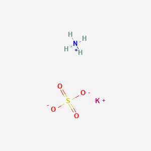 molecular formula H4KNO4S B1625561 Potassium ammonium sulfate CAS No. 23208-79-9