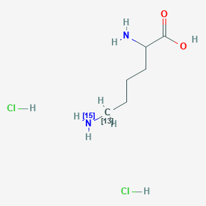 2-Amino-6-(15N)azanyl(613C)hexanoic acid;dihydrochloride